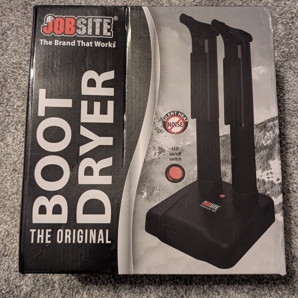 NIB JobSite Boot Dryer in Black.